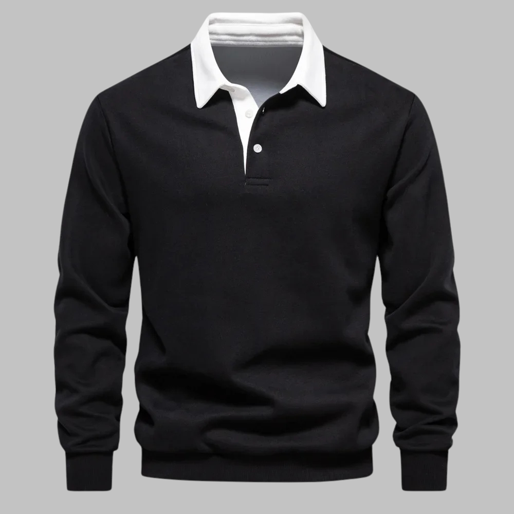 Cornelis™ Pull classique élégant pour homme avec col polo stylé