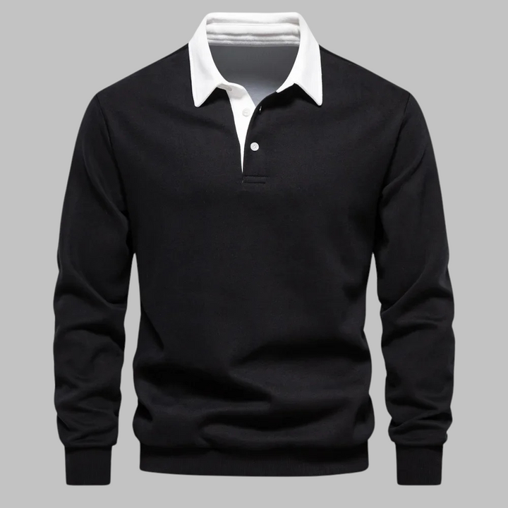 Cornelis™ Pull classique élégant pour homme avec col polo stylé