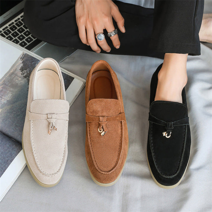 Mocassins en cuir Suède™ pour hommes - Élégants et Confortables
