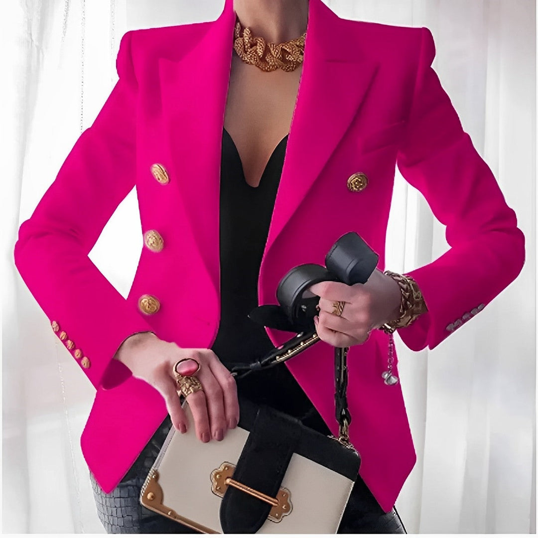Tiffany - Blazer chic et sophistiqué en vieil argent pour un look élégant