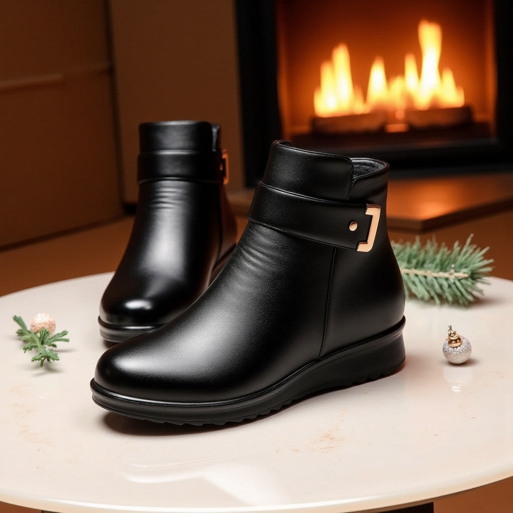 Comfortable™ Ankle Boots | Premium PU Leather | Elegant and Durable Design