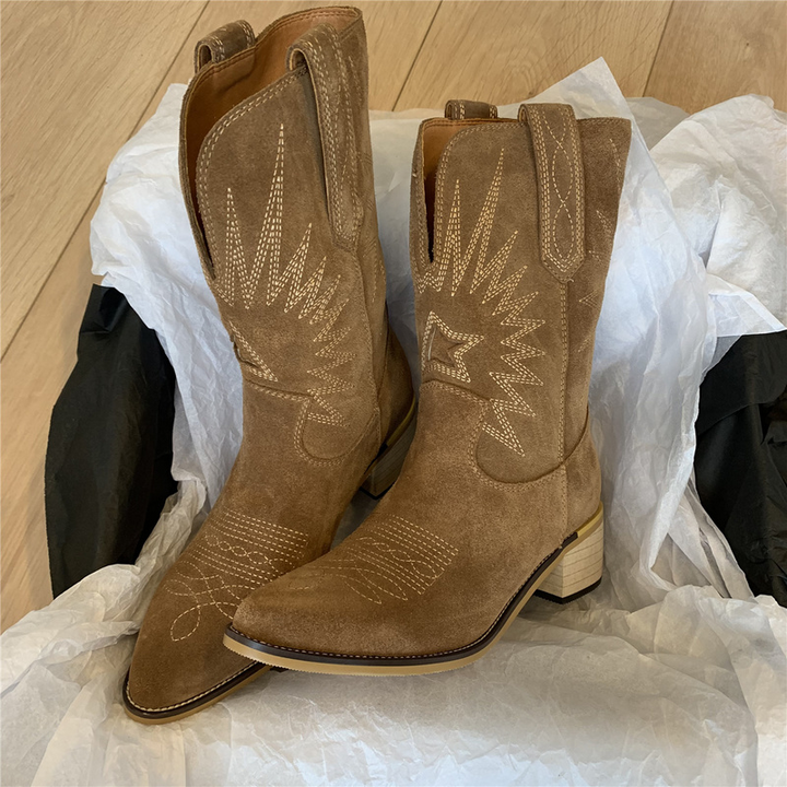 Penelope - Botte élégantes à mi-mollet pour femmes pour un look stylé