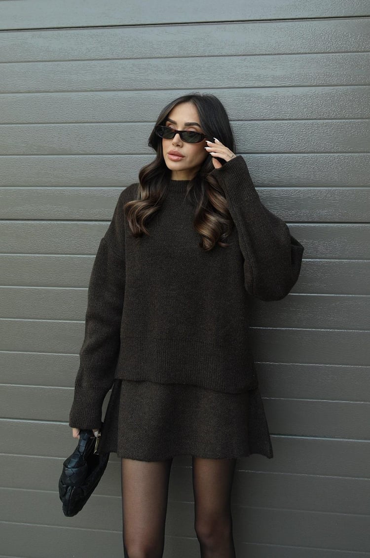 Lucie™ - Doux ensemble d'automne en laine