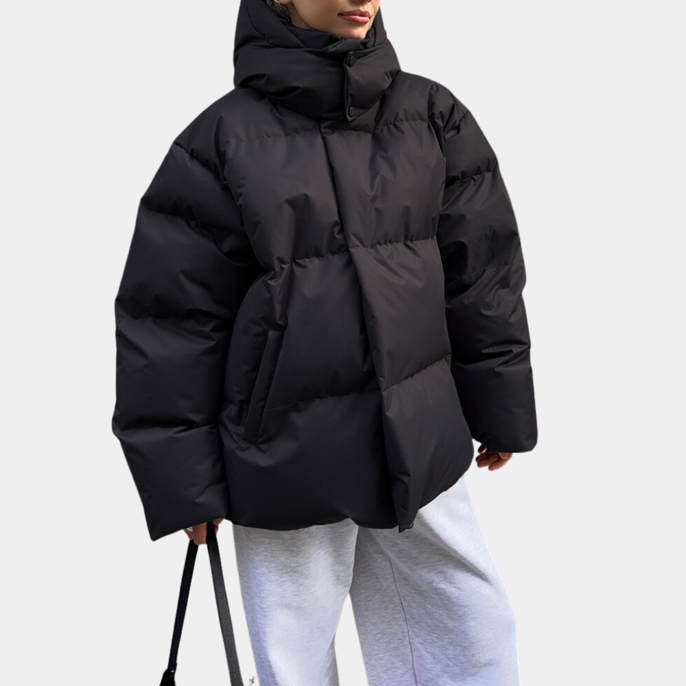 Veste élégante pour femme avec un léger rembourrage de Maron
