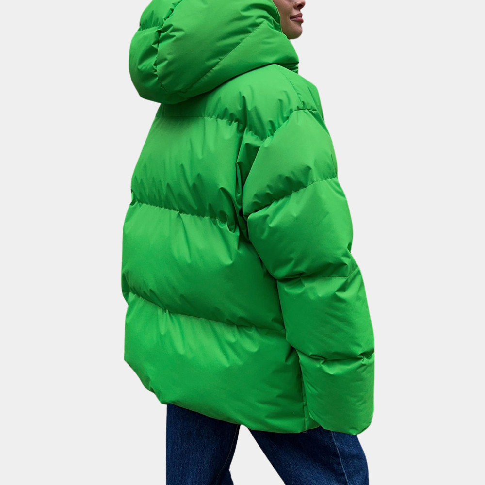 Veste élégante pour femme avec un léger rembourrage de Maron