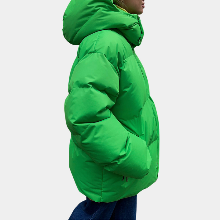 Veste élégante pour femme avec un léger rembourrage de Maron