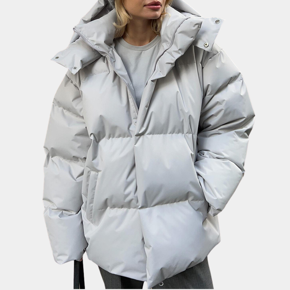 Veste élégante pour femme avec un léger rembourrage de Maron