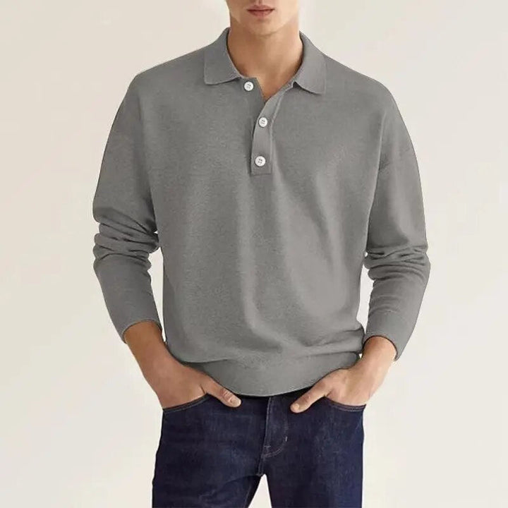 Elias Polo shirt à Manches Longues pour un Look Élégant et Confortable