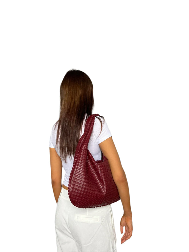 Sac hobo pour femmes tissé et élégant Mischa
