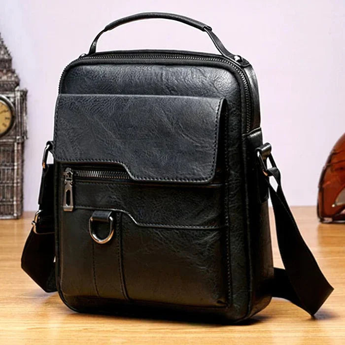 TravelLeaters Luxury Leather Laptop and Work Bag - Elegant Shoulder and Travel Bag for Travellers