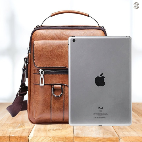 TravelLeaters Luxury Leather Laptop and Work Bag - Elegant Shoulder and Travel Bag for Travellers