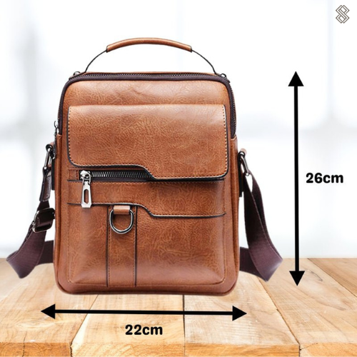 TravelLeaters Luxury Leather Laptop and Work Bag - Elegant Shoulder and Travel Bag for Travellers