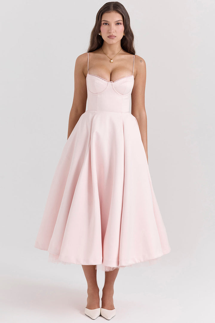 Agota | Robe de cocktail chic pour femmes - Robe midi élégante pour des occasions festives et des événements spéciaux