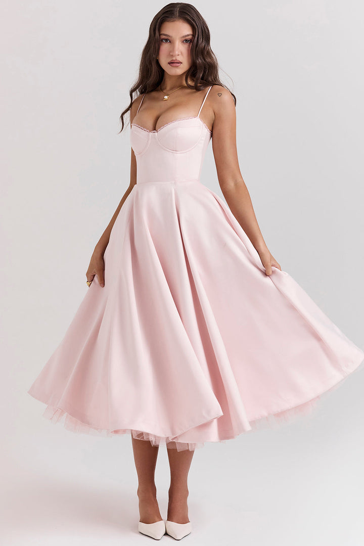 Agota | Robe de cocktail chic pour femmes - Robe midi élégante pour des occasions festives et des événements spéciaux