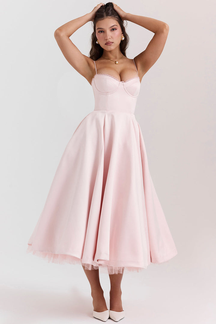 Agota | Robe de cocktail chic pour femmes - Robe midi élégante pour des occasions festives et des événements spéciaux