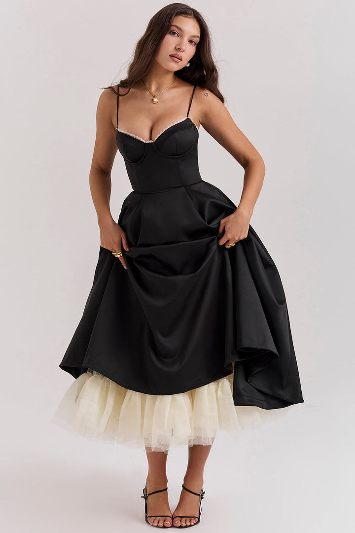 Agota | Robe de cocktail chic pour femmes - Robe midi élégante pour des occasions festives et des événements spéciaux