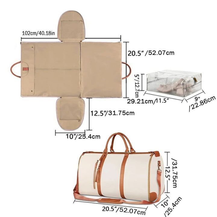 Sac de voyage différé de grande capacité pour tous vos articles de voyage essentiels