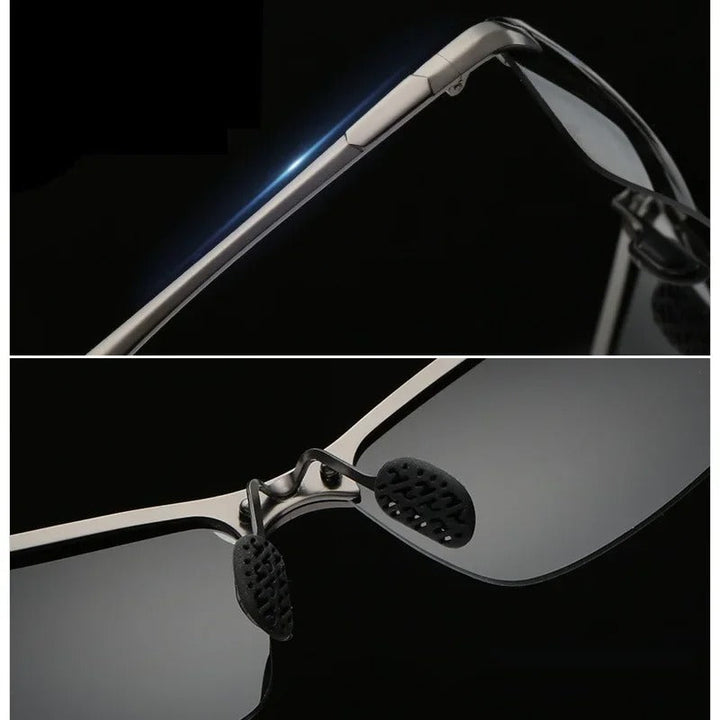 Lunettes de soleil photochromiques élégantes avec protection UV complète pour une protection et un confort ultimes.