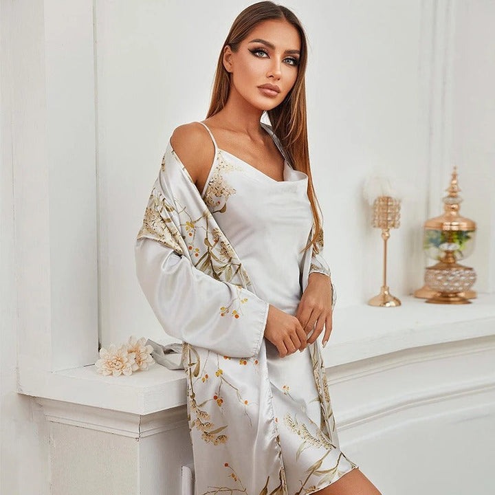 Shairee | Chemise de nuit et peignoir luxueux et élégant pour un confort ultime