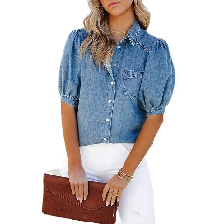 Jara | Chemise en Denim Classique et Confortable pour un Look Élégant