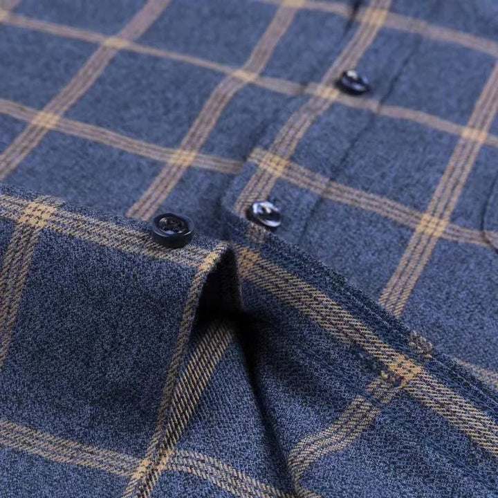 Alaric - Chemise pour homme élégante avec un design en coton à carreaux tendance