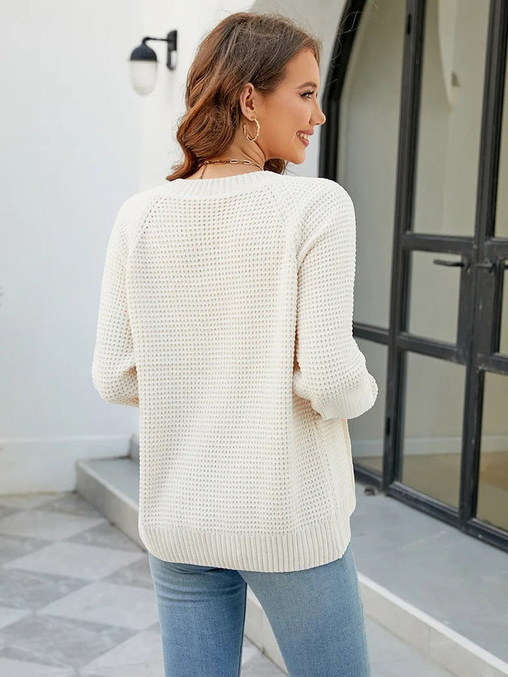 Lotte - Manteau jersey côtelé élégant avec fermeture éclair pour un look stylé