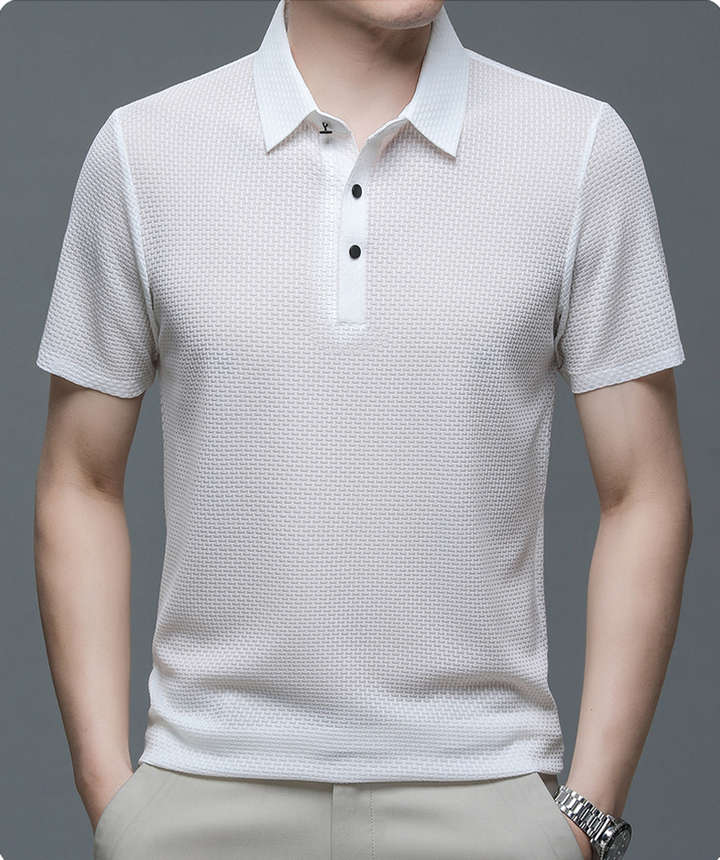 Polo en maille Morten pour homme - Élégant et Confortable