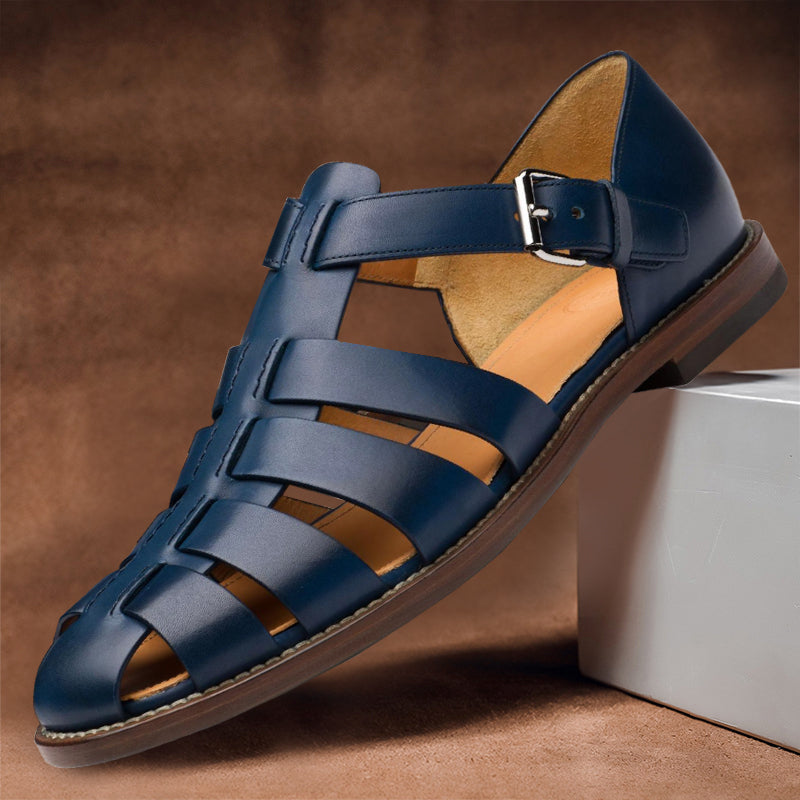 Sandales d'été en cuir confortables et élégantes - Sebas