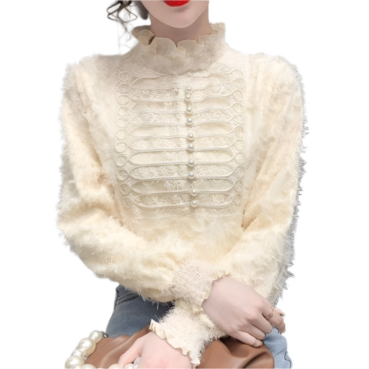 Blouse en Dentelle Élégante Tanith pour un Look Chic
