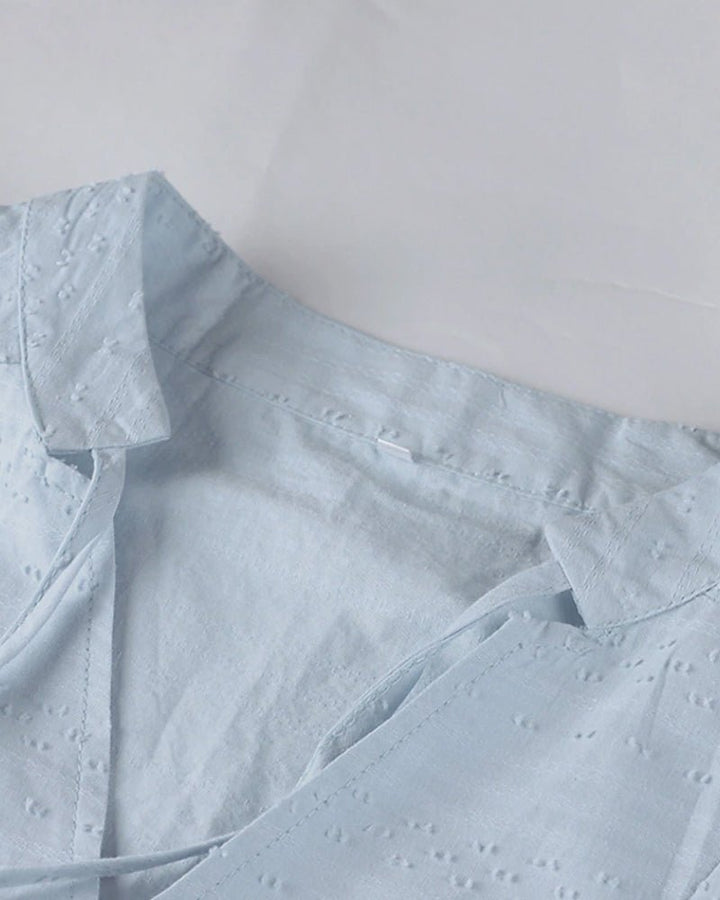Adara | Robe élégante pour femmes avec décolleté en V - Robe d'été légère pour les journées ensoleillées