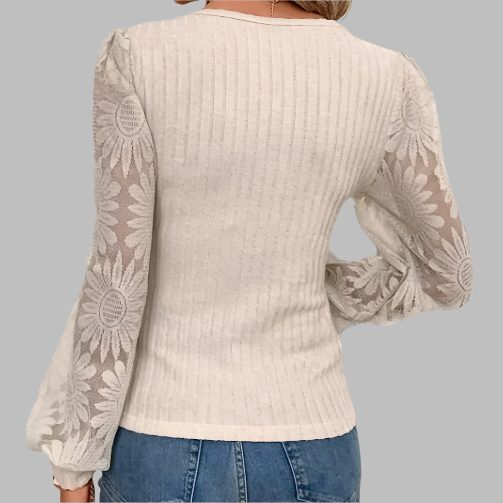 Araceli | Top en tricot côtelé élégant pour une allure sophistiquée