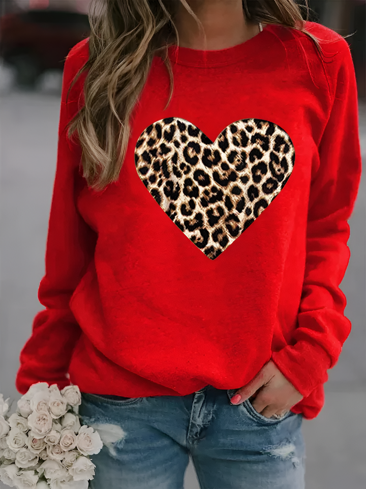 Coralie - Sweat-shirt à imprimé animal stylé pour un look tendance