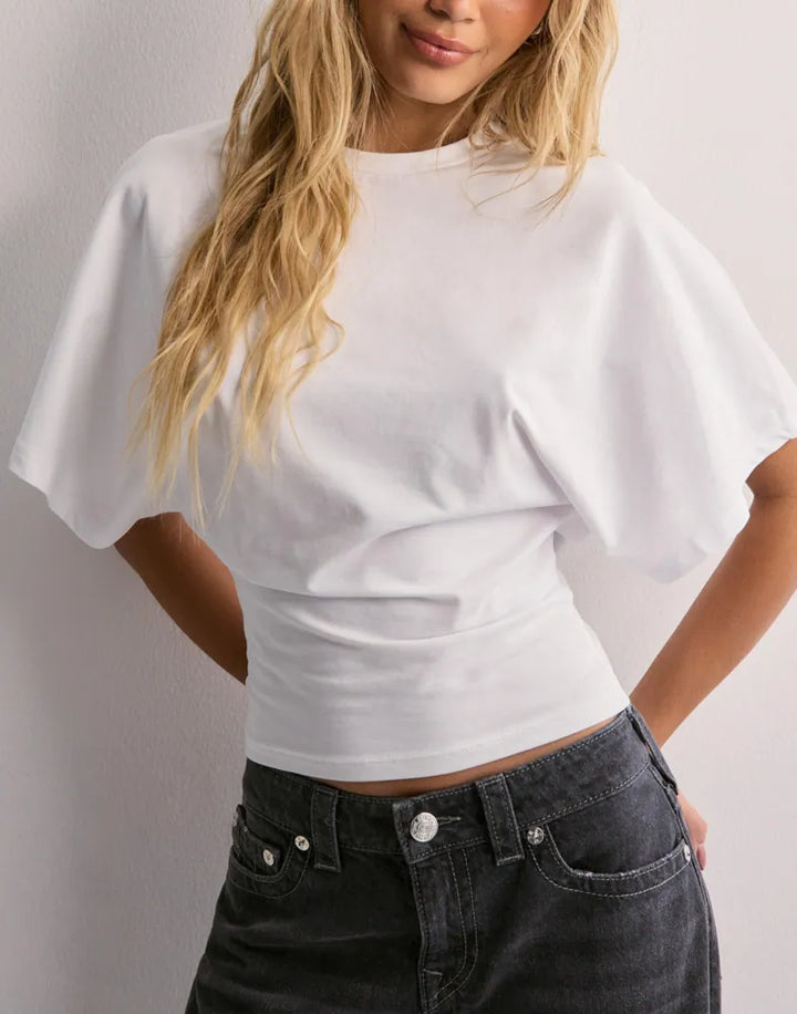 Mia - Chemise cropped oversize pour un look tendance
