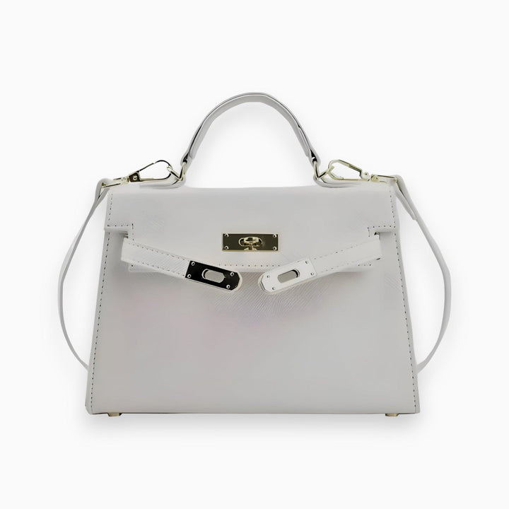 Sac à main élégant en luxe avec fermoir métallique stylé