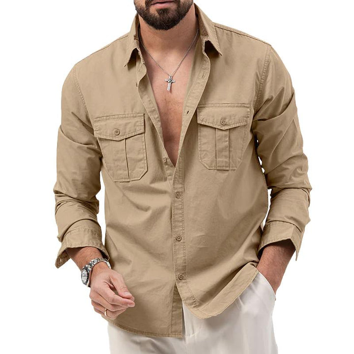 Noél - Chemise Cargo pour Homme pour un Look Élégant et Confortable