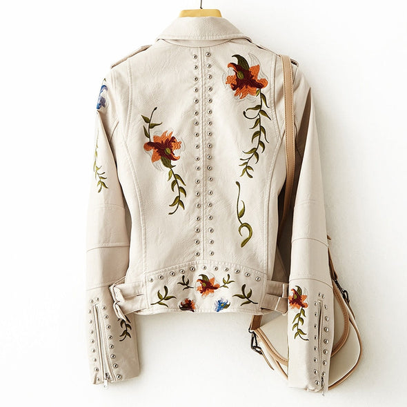 Ivy - Veste en similicuir stylée et confortable pour femmes