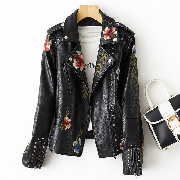 Helene™ - Veste en cuir premium