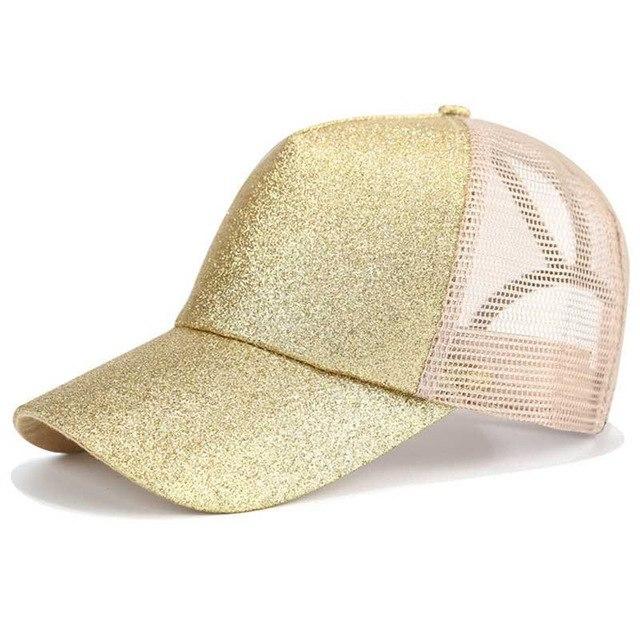 Casquette de baseball élégante avec espace pour une queue de cheval - La casquette idéale pour un look tendance féminin.