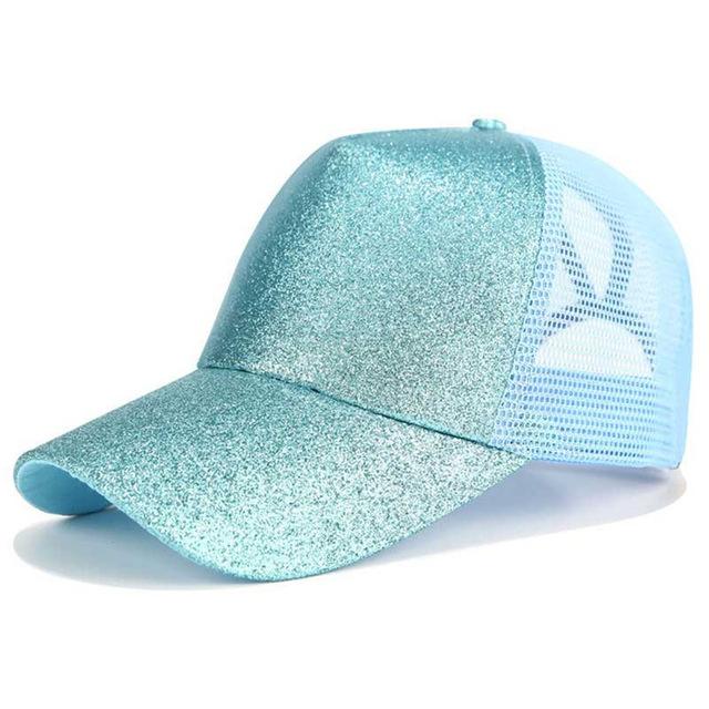 Casquette de baseball élégante avec espace pour une queue de cheval - La casquette idéale pour un look tendance féminin.