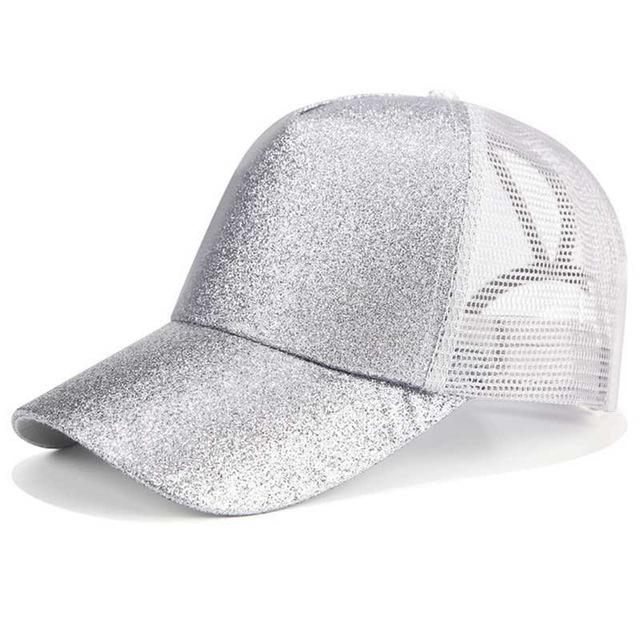 Casquette de baseball élégante avec espace pour une queue de cheval - La casquette idéale pour un look tendance féminin.