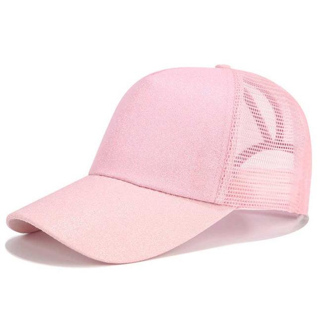 Casquette de baseball élégante avec espace pour une queue de cheval - La casquette idéale pour un look tendance féminin.
