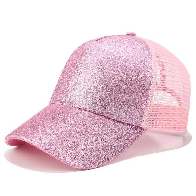 Casquette de baseball élégante avec espace pour une queue de cheval - La casquette idéale pour un look tendance féminin.