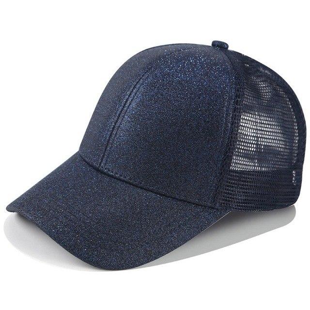 Casquette de baseball élégante avec espace pour une queue de cheval - La casquette idéale pour un look tendance féminin.