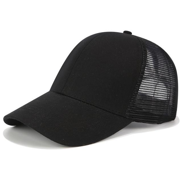 Casquette de baseball élégante avec espace pour une queue de cheval - La casquette idéale pour un look tendance féminin.