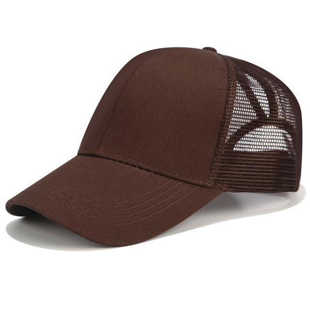 Casquette de baseball élégante avec espace pour une queue de cheval - La casquette idéale pour un look tendance féminin.