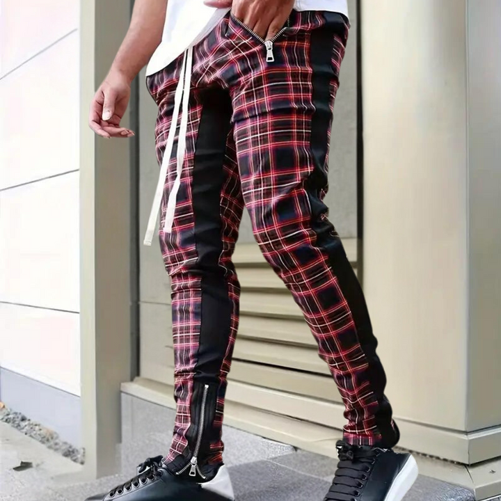 ALOIS - Pantalon à carreaux élégant pour hommes