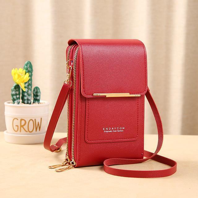 Sacoche crossbody compact et élégante avec un porte-carte multifonction pratique.