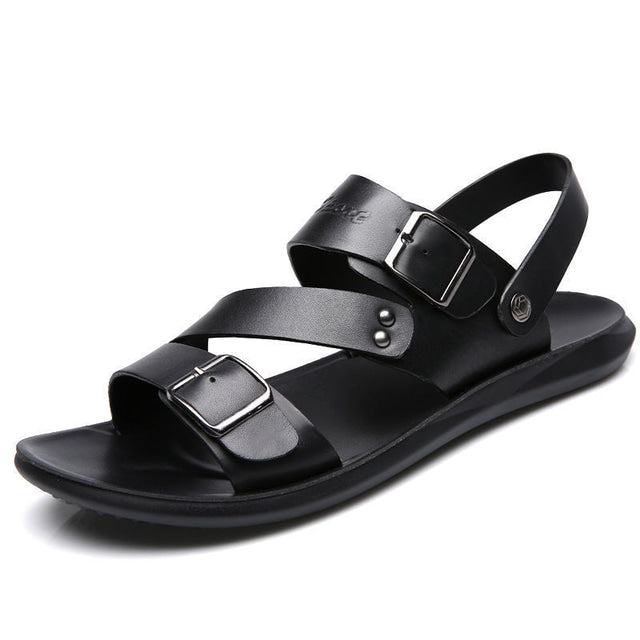 Sandales de Plage en Cuir Nelbert Relaxantes pour un Confort et un Style Élégants
