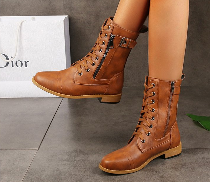 Madelief | Bottes élégantes et robustes avec un talon à la mode pour un look tendance