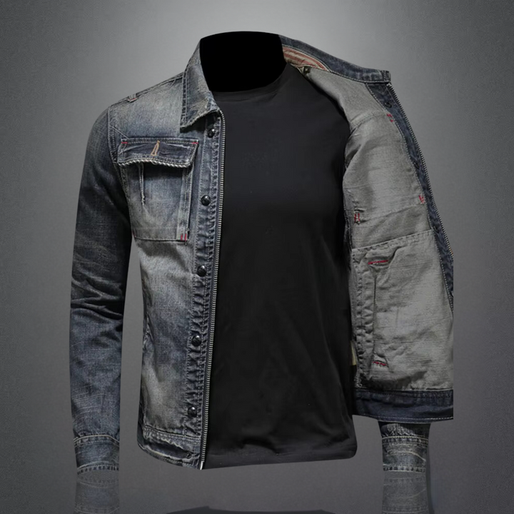 NATHAN - Veste denim tendance pour hommes